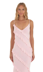 Ruffle Maxi Dress
