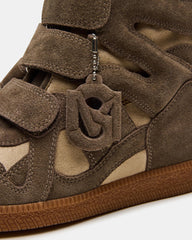 Mavis Taupe Suede